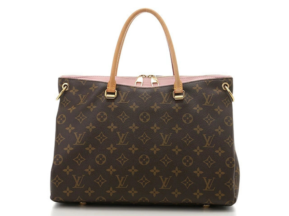 LOUIS VUITTON Pallas Shoulder Bag Monogram Rose Pink Poudre